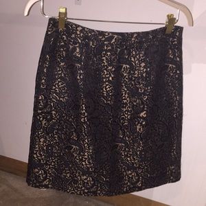 Black & gold skirt